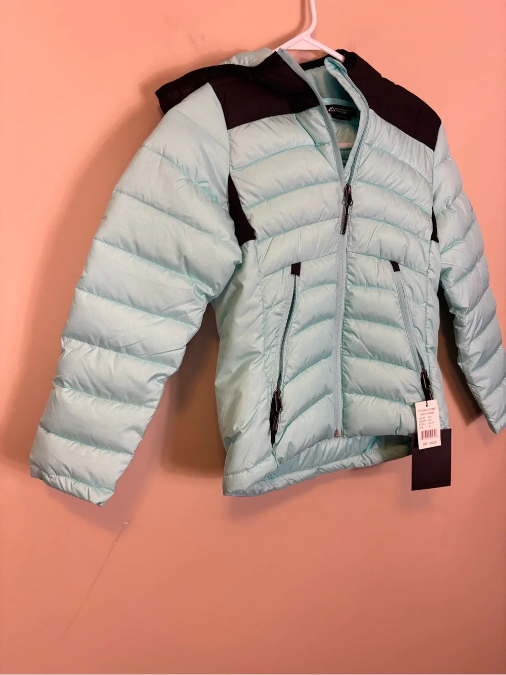 New Boulder Gear Light Blue Quilted Puffer Jacket - Little Girl’s Medium